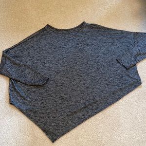 Grey blend knit oversized tunic. One size. Purchased at Target